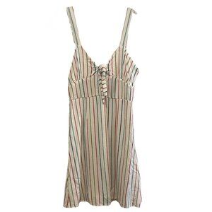 L.A. HEARTS Multicolor Striped Mini Sundress Sz S